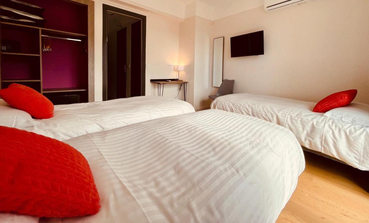 Hotel Courbet Juan-les-Pins Eksteriør billede