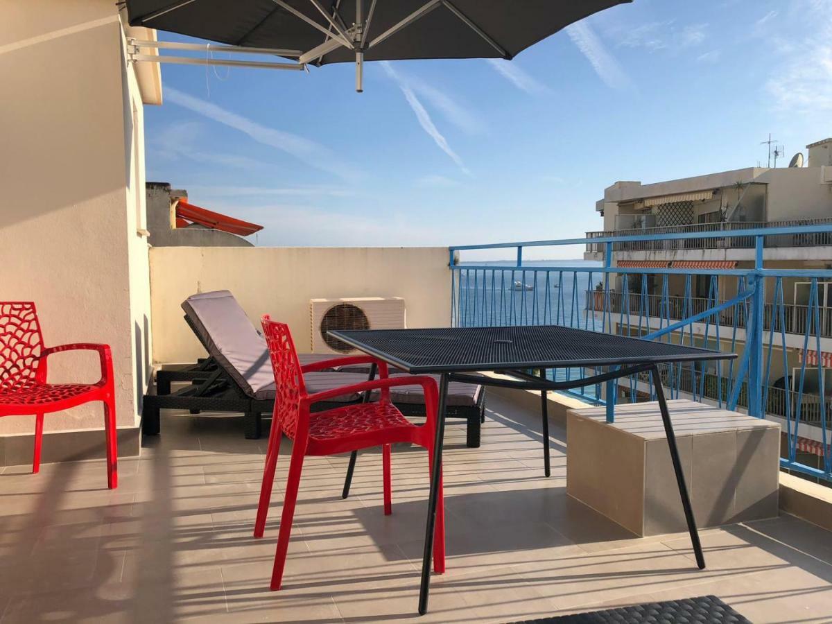 Hotel Courbet Juan-les-Pins Eksteriør billede