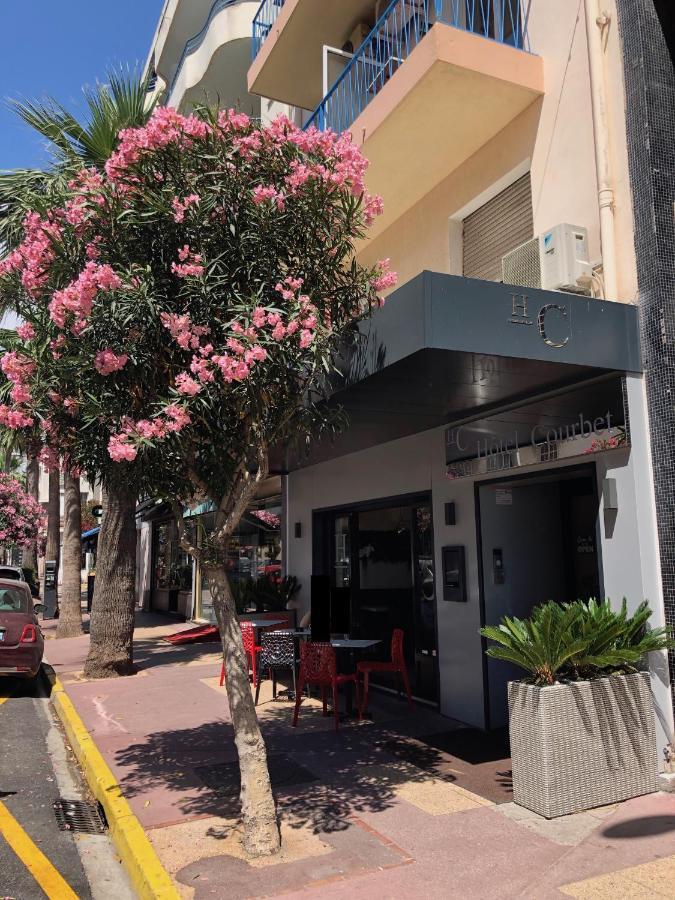 Hotel Courbet Juan-les-Pins Eksteriør billede